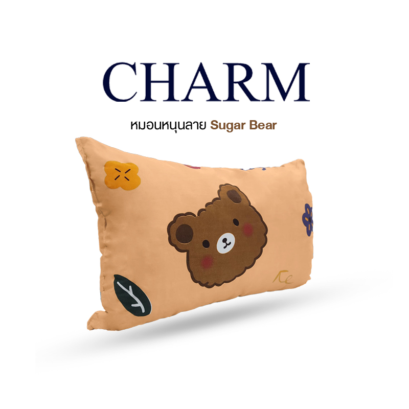 หมอนลายการ์ตูน CHARM ขนาด 17X27 นิ้ว – ลาย SUGAR BEAR_8